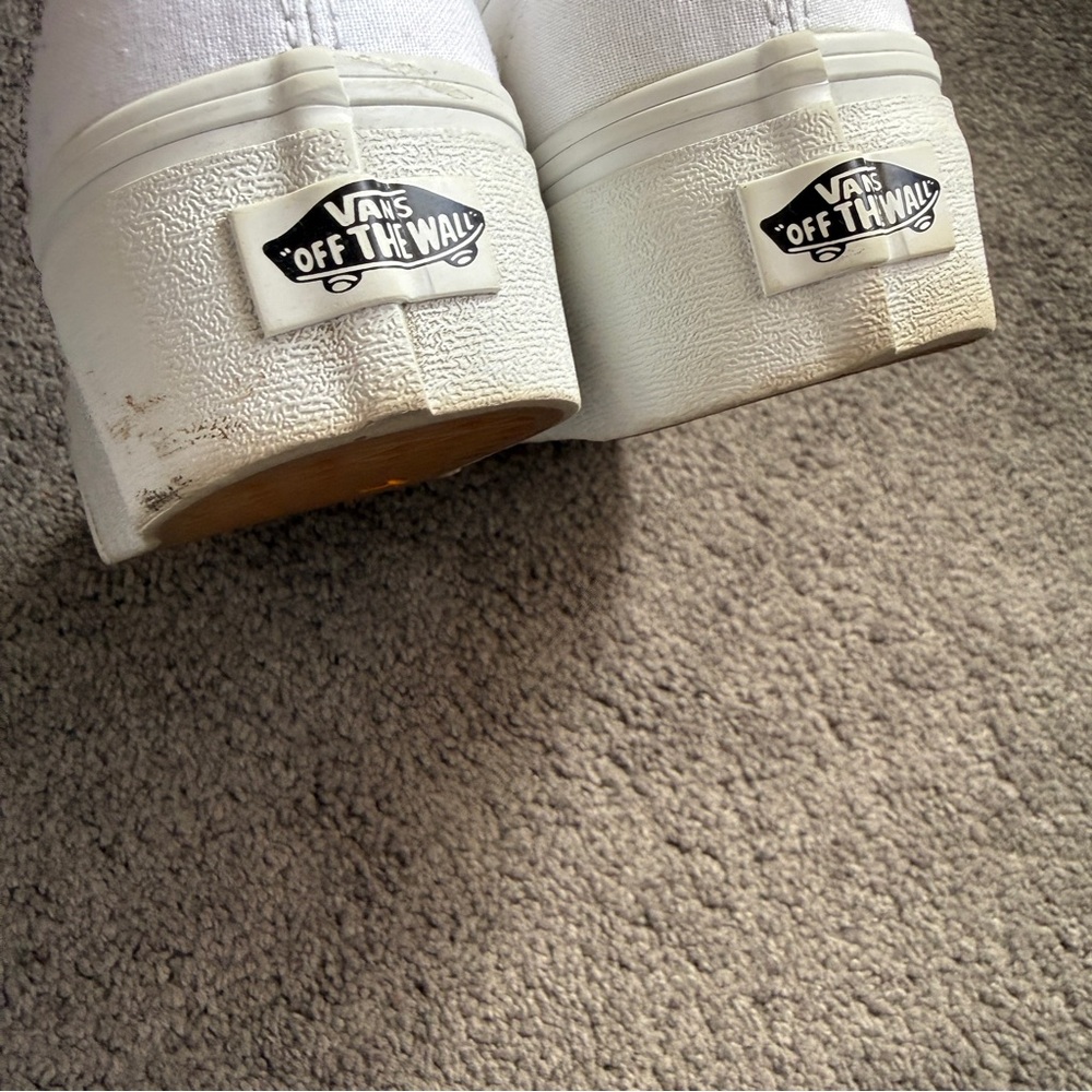 Vans Authentic White Stackform Shoes - image 8